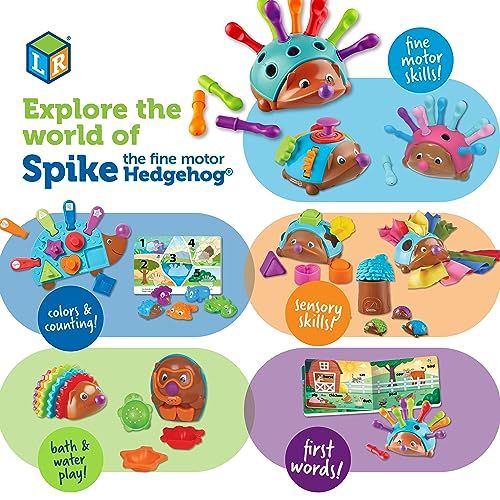 Learning Resources Spike and Friends Counting & Colors Book Set - 6 Pieces, Age 18 Month+ Toddler Activities, Educational Toys Set, Color Teaching Toys