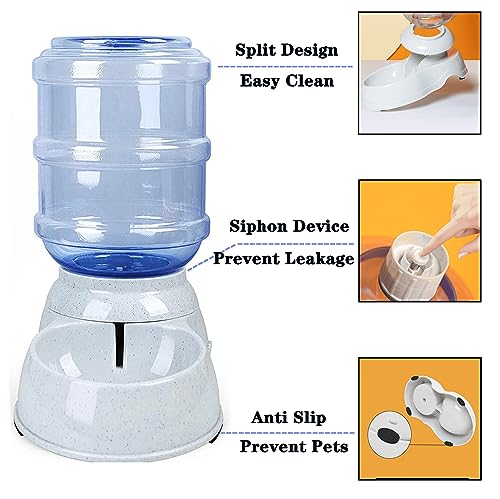 Automatic Dog Water Dispenser, 3 Gallon| 11L Gravity Automatic Pet Water Dispenser Station, Pet Waterer for Dogs and Cats, Large Capacity Water Feeder