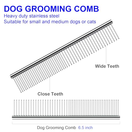 Dog Grooming Scissors Kit, Premium Stainless Steel Dog Shears with Curved Shears, Sharp Durable for Dogs Cats+Blue 3 Piece - color: Blue 3 Piece
