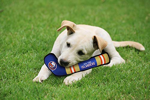 Pets First NHL New York Islanders Stick Toy for Dogs & Cats. Play Hockey with Your Pet with This Licensed Dog Tough Toy Reward! - color: New York Islanders, style: NHL Dog Tug Toy