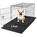 Kennel Pad Dog Crate Mat Liner, 48" x 29" - 2 Pack | Waterproof, Non-Slip, Washable Puppy Pee Pad for Kennel Training - Under Pet Cage to Protect Floors, Thin Cut to Fit Design - size: 48" x 29" - 2 Pack