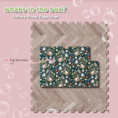 Ferret Cage Liner for Ferret Nation & Critter Nation Cage | Washable Bedding, Leakproof Cage Accessories for Ferrets, Chinchillas, Rats & Other Small Animals(Top Pan Liner) - style: Top Pan Liner