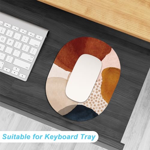 Rimilak Small Mouse Pad 6 x 8 Inch, Irregular Mini Mousepad, Abstract Stone | Non-Slip Rubber Base, Waterproof Compact Mouse Mat for Laptop Computer Wireless Mouse Keyboard Home Office Travel - color: Abstract Stone, size: 8L x 6W inches
