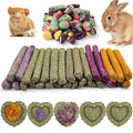 Rabbit Chew Toys Teeth Timothy Hay Sticks, Guinea Pig Chew Treats Toys | Timothy Hay Sticks chew Treats for Rabbit Toys, Chinchillas Hamsters Bunny Guinea Pig Rats and Animals Teeth Care - size: 36Pack-sticks Set