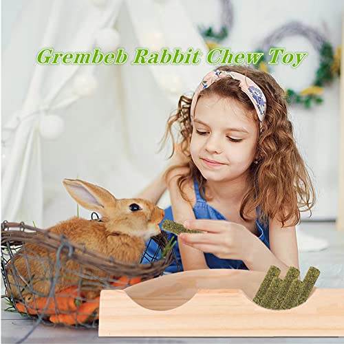 Timothy Hay Sticks 120 Pack Rabbit Chew Toys Guinea Pig Treats | natural timothy hay sticks for rabbits guinea pigs pets Teeth grinding support high fiber digestion handmade no additives - style: Timoty-120Pcs