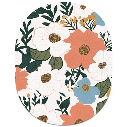 Rimilak Small Mouse Pad 6 x 8 Inch, Takes up Wrist and Mouse Space, Waterproof Compact Mini Mouse Mat for Laptop Computer Wireless Mouse Keyboard Home Office Travel,Beauty Flower - color: Beauty Flower, size: 8L x 6W inches