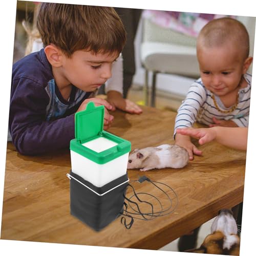 1Set 1L Heated Pet Water Bowl Heated Water Bottle Dispenser for Rabbit Cat Hamster Guinea Pigs Ferrets Birds Mouse Cockatiel Rats Other Small Animal Pet No Drip No Leak No Mess Mount Drinker