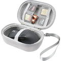 Hard Travel Case Compatible with Logitech M510/M330/M720/Signature M650 L/G305/G304/MX Anywhere 3/G Pro/G PRO X/G703 Wireless Mouse,Mesh Bag for Cards (gray) - color: gray