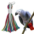 ASOCEA Bird Parrot Rope Chew Toy,Hanging Chew for Cockatiel Macaw | Cotton rope toy clips into any cage so cockatiels and parrots can chew and preen safely, reducing boredom