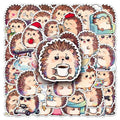 50PCS Cute Hedgehog Stickers for Water Bottles, Vinyl Waterproof Sticker Lovely Cartoon Decals Pack for Laptop Guitar Scrapbook Skateboard Party Supplies (Hedgehog)