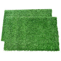 LOOBANI Dog Grass Pee Pads, 2 Pack Artificial Grass for Potty Tray, 18x23in | Replacement Turf, Pet-Friendly, Easy to Clean, Washable, Fake Grass Mat for Puppy to Pee on, Outdoor Indoor Pee Grass Patch - size: 18*23 inch