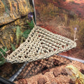 Bearded Dragon Hammock Lizard Tank Accessories Reptile Lounger Amphibian Habitat Décor for Chameleon, Geckos, Snakes, Hermit Crab, Lguana Reptiles, Tortoises - size: 17"T+17"T