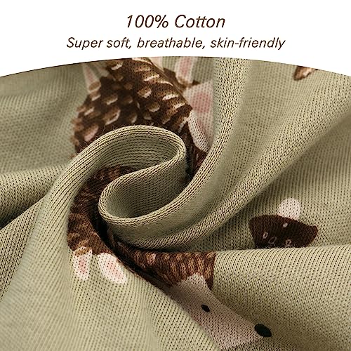 Miracle Baby Sleep Sack with Feet - 0.5 TOG 100% Breathable Cotton Wearable Blanket, Sleeveless Design Sleeping Bag for Baby - color: Green Hedgehog, size: 6-12 Months(S)