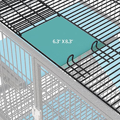 YITAHOME Small Animal Pet Cage: 4-Tiers Metal Guinea Pig Cage for Rats Ferret Chinchilla Large Hamster Indoor Cage