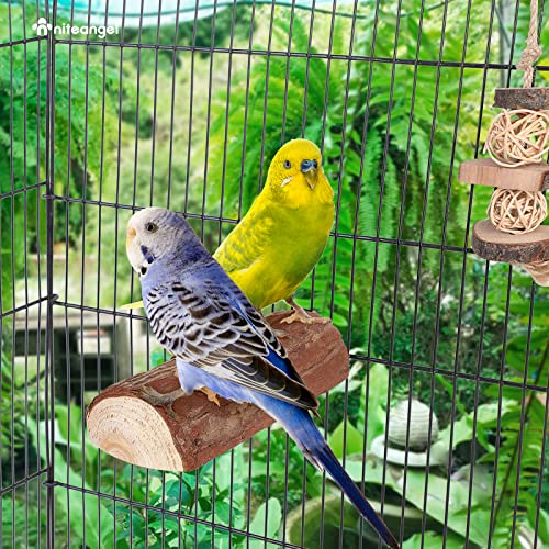 Niteangel Parrot Cage Perch, Wooden Platform for Birds (1 Pack) - size: 1 Pack