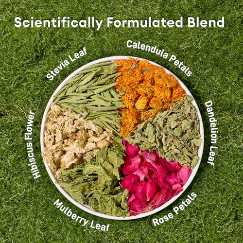 BUCATSTATE 5L Natural Flower & Hamster Bedding | Soft Natural Bedding for Hamster Enrichment for Small Pets & Dwarf Syrian Hamsters, Gerbils, Mice