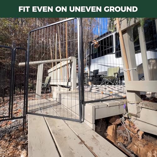 FXW Instant Dog Playpen, RV Camping, Outdoor & Yard, 24" H, 16 Panels | Portable, Easy setup, Heavy-duty, DIY layouts, For Puppies & Small Dogs, Patented - size: 24"H