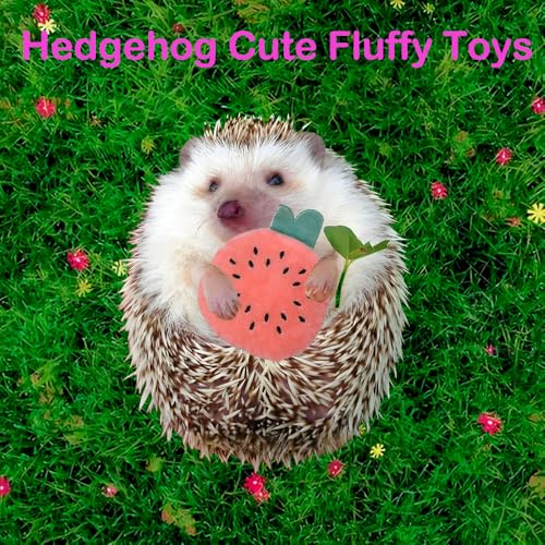 5 Pcs Hedgehog Adjustable Hammock with Hideout Tunnel Interactive Bell Ball Toys Stuffed Toy 3 Way Collapsible Small Pet Tunnels and Tubes Hedgehog Hide Hanging Bed for Cage Accessories - color: Pink