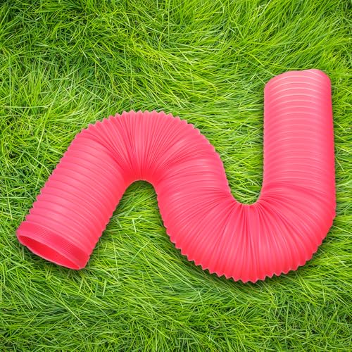 3 Packs Pet Fun Tunnels, Small Animal Tunnel, Foldable Plastic Hamster Tunnel, Tube Pets Hideaway, Pet Mouse Training Hideout Tunnels for Guinea Pigs, Chinchillas, Rats, Ferrets, Dwarf Rabbits