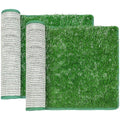 LOOBANI Dog Grass Pee Pads, 18.1x28.1in Artificial Grass Pad for Potty Tray | 2 Pack, Hemmed Edge, Fake Grass for Dogs to Pee On, Washable, Replacement Turf, Outdoor Indoor Pee Grass Patch, Easy to Clean - size: 18.1*28.1 inch