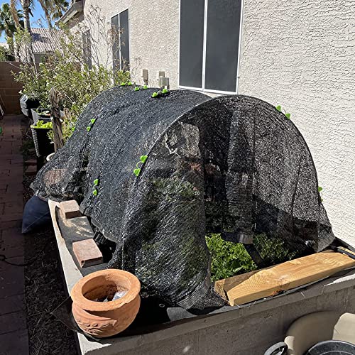 Garden Hoops Grow Tunnel, 6 Sets of 7FT Greenhouse Row Cover Hoops, 30pcs | Rust-Proof Fiberglass Frame for Raised Beds, Garden Netting, Small Greenhouse Kit, DIY Plant Support Garden Stakes