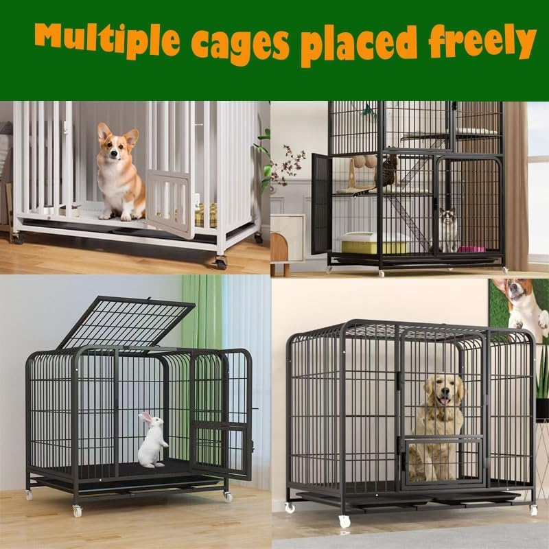54 oz Pet Food Dispenser, Gravity Feeder Bowl for Cage, Auto Feeder for Ferret, Cat, Dog and Other Small & Medium Animals, Compatible with Widemouth Cages(Brown) - color: BROWN