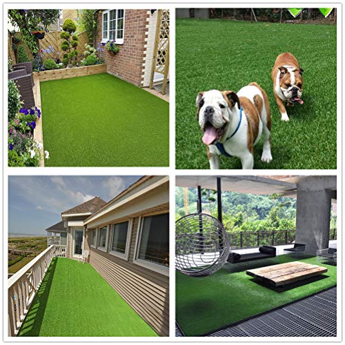 Petgrow Pet Pad Artificial Grass Turf 5.5'x6.5' - Realistic Thick Synthetic Fake Grass Mat for Outdoor Garden Landscape Dog Faux Grass - size: 5.5 FT x 6.5 FT (35 Square FT)