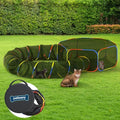 Outdoor Cat Enclosure - Portable Catio Playground for Cat Run, Kitty and Small Animals - Tent & Tunnels for Outside and Indoor Play