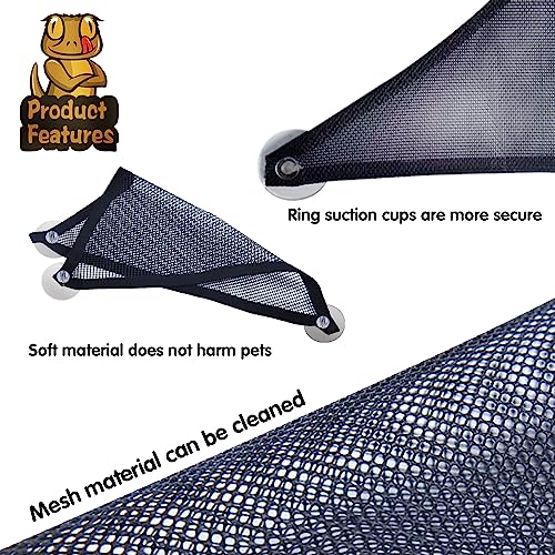 Bearded Dragon Hammock Reptile Hammock for Axolotl,Geckos,Lizards,Breathable Mesh Bearded Dragon Tank Accessories for Snakes,Chameleon,Fish - size: 18*12*9inch