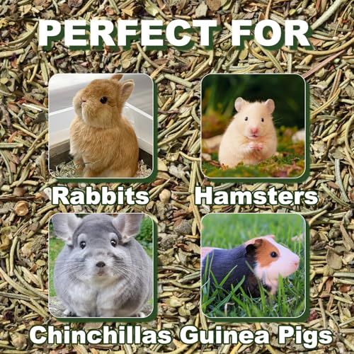5 Pack Furry Timothy Hay Chewing Bowl for Guinea Pig & Bunnies,Edible Guinea Pig Food,Guinea Pig Toys, Bunny Toys