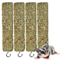 4PCS Sugar Glider Treats,Natural Eucalyptus Chew Sticks - Nutrition Crunch Treat with Egg Vegetables Leaves Oats Honey for Sugar Gliders - size: 2.65 Ounce (Pack of 4)