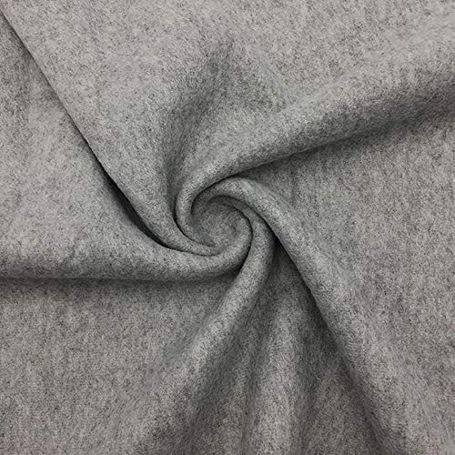 Barcelonetta | Fleece Fabric | Blanket Fabric | 36"X60" | Polar Fleece | Soft, Plush, Anti-Pill | Poncho, Pillow Cover, PJ Pants, Cushion, Liners, Eye Mask (Heather Grey, 1 Yard) - color: Heather Grey, size: 1 Yard
