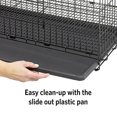 MidWest Homes for Pets Small Wabbitat Rabbit Cage, Grid Mesh Floor, Removable Tray, Top & Front Door Access, Rust Resistant Finish, No Tools Required - size: 25.0"L x 19.0"W x 20.0"H