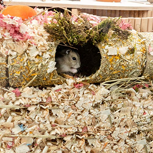 Niteangel Creative & Composable Hamster Tunnel - DIY & Build Unique Tube Burrow as Hideout for Small Sized Animals Like Hamsters Mouse Gerbils Mice (Burrow) - size: Burrow