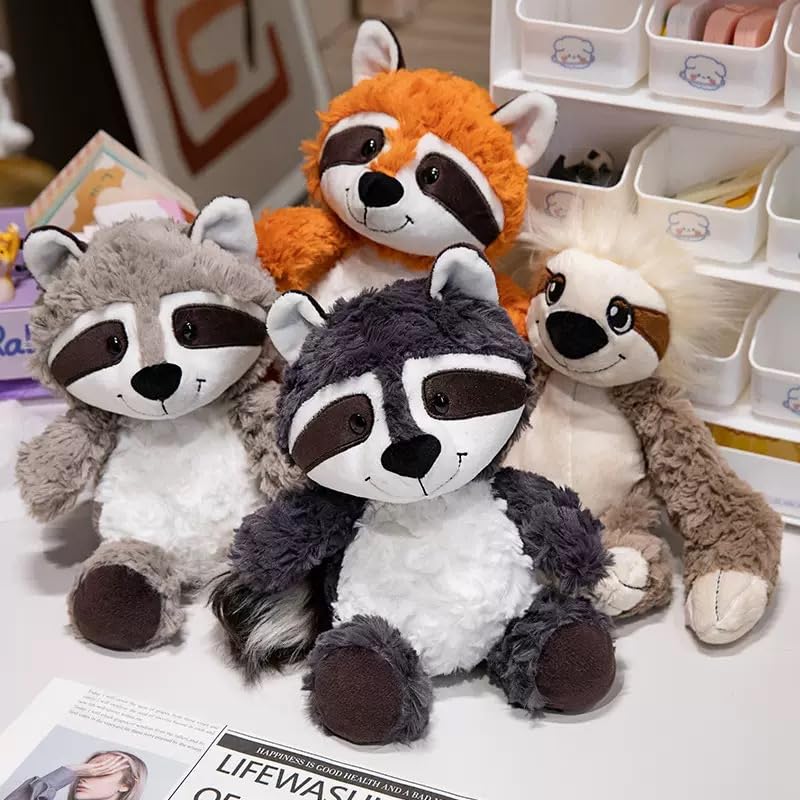 YUKOUQIAN Red Panda Stuffed Animal Cute Plush Doll Toy 10 inch for Girls Boys Christmas (Stand redpand qianhui) - style: stand redpand qianhui