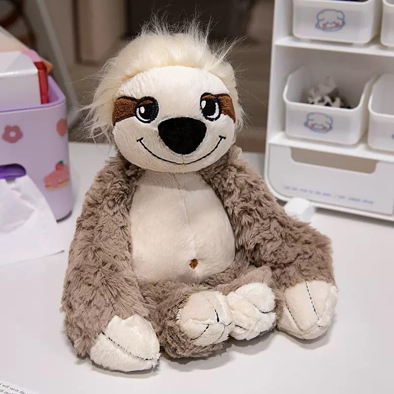YUKOUQIAN Sloth Stuffed Animal Cute Plush Doll Toy 10 inch for Girls Boys Christmas (Stand Sloth) - style: stand sloth