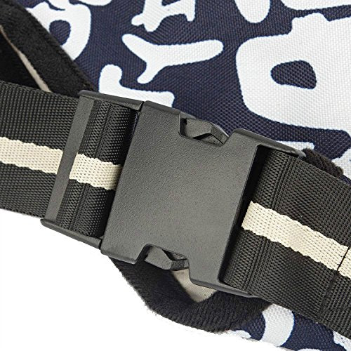 Pet Dog Puppy Cat Carrier Bag Oxford Cloth Sling Dog Doggy Cat Carrier Single Shoulder Bag-Medium,Blue Letter - color: Blue Letter, size: Medium