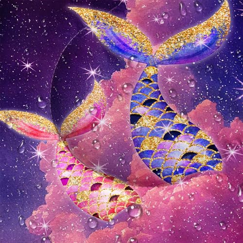 Sleeping Bags for Adults and Kids Backpacking Camping Sleeping Bags for Girls and Boys Lightweight Waterproof Cold/Warm 3-Season - color: Galaxy Mermaid