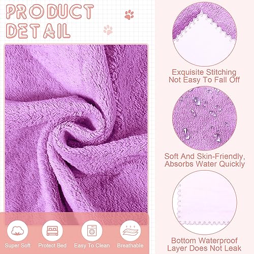 SmoothNovelty 5 Pcs Waterproof Guinea Pig Blankets Washable Small Animal Pee Pad Pet Blanket Sleep Bedding Mats Absorbent Guinea Pig Cage Liner Reusable Pet Sleep Pad(Colorful,12" X 12",Classic) - color: Colorful, size: 12" X 12", style: Classic