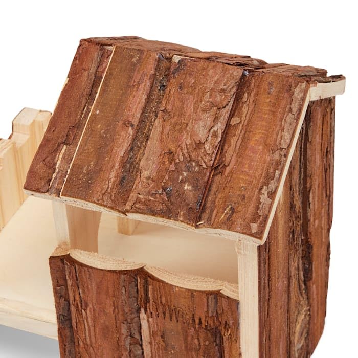EveryYay by Petco Natural Wooden House Hideaway for Small Animals