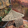 Bearded Dragon Hammock Lizard Tank Accessories Reptile Lounger Amphibian Habitat Décor for Chameleon, Geckos, Snakes, Hermit Crab, Lguana Reptiles, Tortoises - size: 17"T+7"