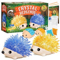 Crystal Growing Kit - 2 Vibrant Hedgehogs Fast 24H, STEM Gift for Kids 6-12 | Grow 2 crystal hedgehogs in 24H. STEM science kit, educational DIY toy. Great birthday gift for boys & girls ages 7-10+ - color: 2 Hedgehog Crystal