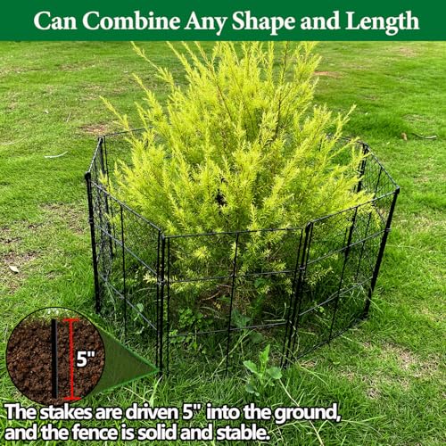 4 Pack Plant Protectors from Animals, 16Pcs DIY Plant Cages 12.6"x12.6"x16", Chicken Wire Garden Animal Barrier, Keep Rabbits & Chipmunks Out for Vegetables, Shrubs & New Plants - size: （12.6"L x 12.6"W x 16"H）4 Packs