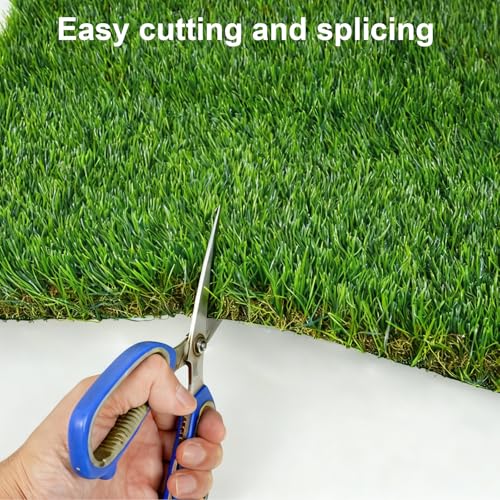 THREE ORANGES Dog Grass Pee Pads, 2 Pack 14 x 18 Inch Artificial Grass Replacement Mats for Dog Potty Trays, Soft 1.38 Inch Washable Turf with Drainage Holes, Indoor Outdoor - size: 2pack | 14in*18in