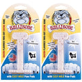 Bullibone Nylon Dog Chew Toy for Aggressive Chewers - Dental Hygiene Bone with Bacon Flavor, Durable Tough Chew Toys for Small Dogs, Indestructible Dog Bone - 2 Pack - size: Small - 2 Pack