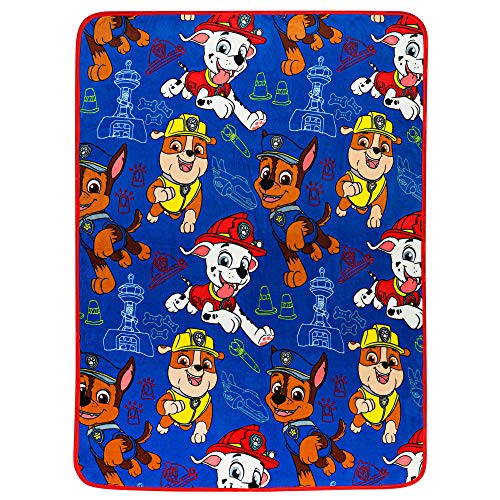 Franco Kids Bedding Super Soft Plush Throw Blanket, 46 in x 60 in, Paw Patrol (Pack of 6) - color: Paw Patrol, size: 46 in x 60 in (Pack of 6)