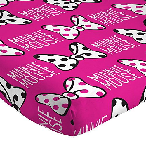 Disney All About The Dots Minnie Mouse Twin 3Piece Sheet Set - color: Minnie Pink