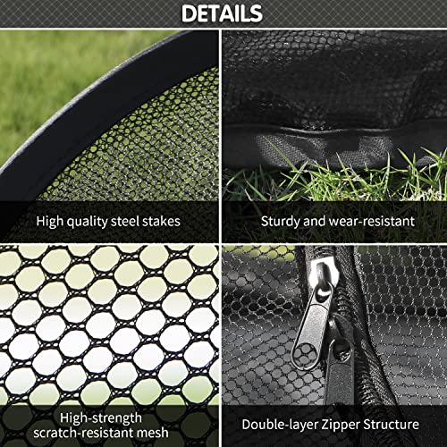 Outdoor Cat Enclosures, Portable Cat Tent for Outside Enclosure for Indoor Cats, Catio Outdoor Cat Enclosure for Kitty and Small Animals, Cat Playpen with Tunnel, Storage Bag