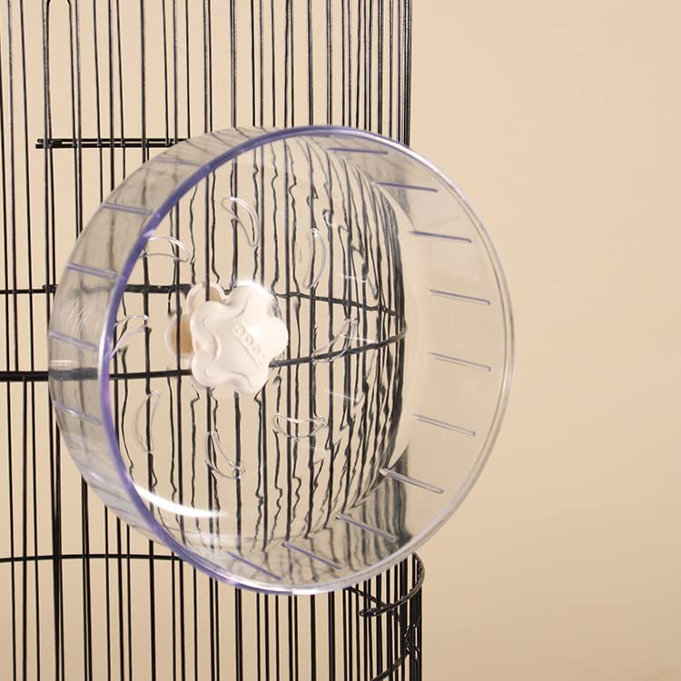 GOLDEAL 6.7Inchs Silent Hamster Wheel, Hamster Toys for Hamster Cage, Super Mute Spinner Exercise Running Wheel for Small Hamsters, Gerbils, or Mice (6.7Inchs) - size: 6.7Inchs