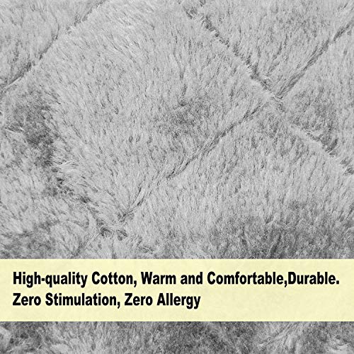 MOACC Winter Warm Bird Nest House Shed Hut Hanging Hammock Finch Cage Plush Fluffy Birds Hut Hideaway for Hamster Parrot Macaw Budgies Eclectus Parakeet Cockatiels Cockatoo Lovebird (L, Grey) - color: Grey, size: L